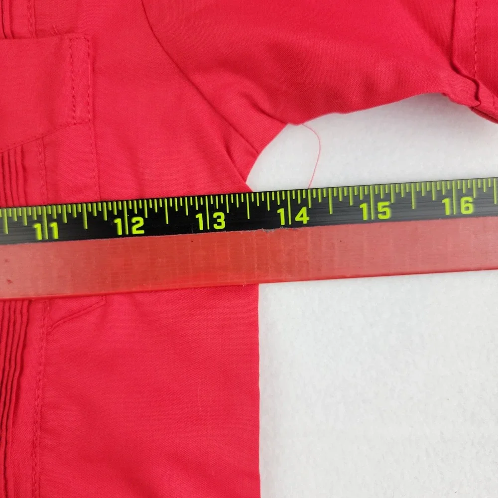 Guayaberas Güeros Kids Red Short Sleeve Embroidered Mexican Wedding Shirt Size 6